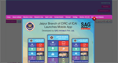 Desktop Screenshot of jaipur-icai.org